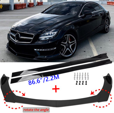 Frontspoiler Spoilerschwert Spoilerlippe + Sideskirts für Mercedes Benz CLS W218