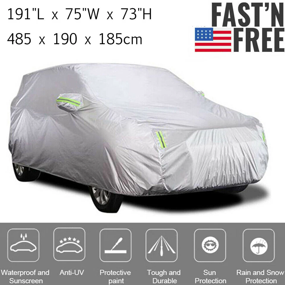 Cubierta de coche SUV exterior todo terreno protección impermeable para Jeep Liberty 2002-2013 Foto 2 de 4