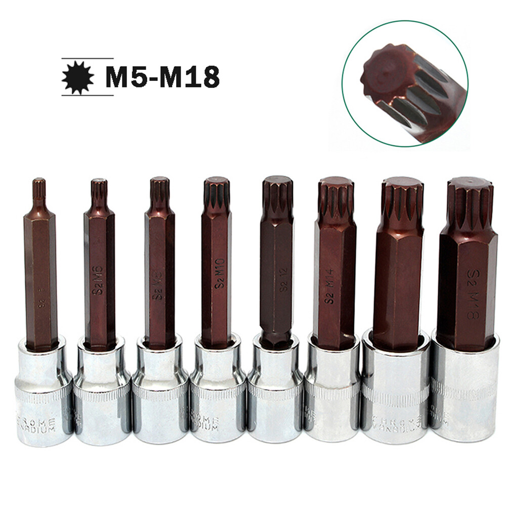 Torx Bit Socket Screwdriver Bits 1/2
