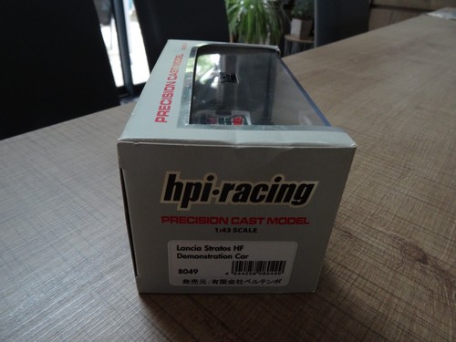 HPI-RACING 1/43 LANCIA STRATOS HF DEMONSTRATION CAR N°8049 1 OF 1696 PCS !!! - Photo 3 sur 12