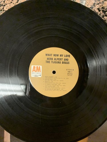 Vintage 1966 Vinyl Record: Herb Alpert (What Now My Love) - Picture 7 of 10