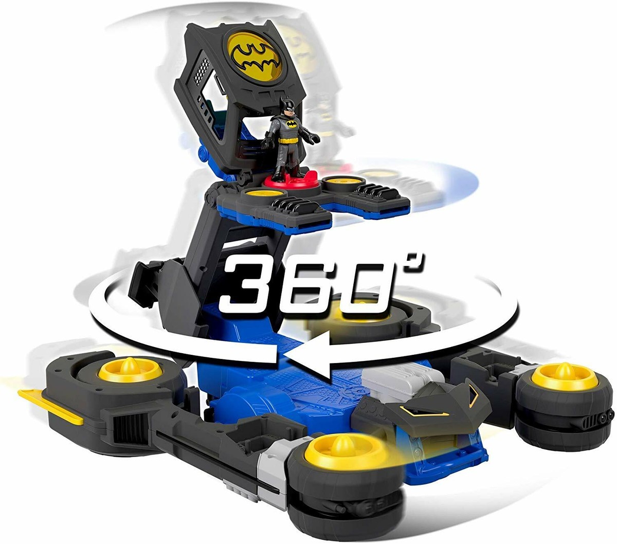 Replacement Yellow Discs For Fisher-Price Imaginext Batmobile R/C - 4-Pack, GBK77 - View #5