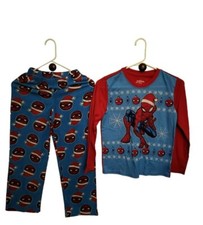 Marvel Boy's Spiderman 2 Piece Christmas Pajama Set 10/12