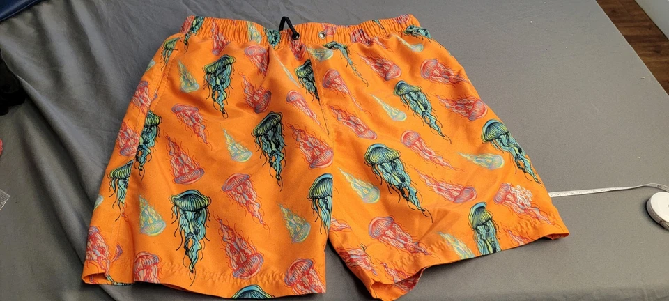 U.S. Polo Assn. Мужские плавки с оранжевыми медузами большие морские - Изображение 2 из 4