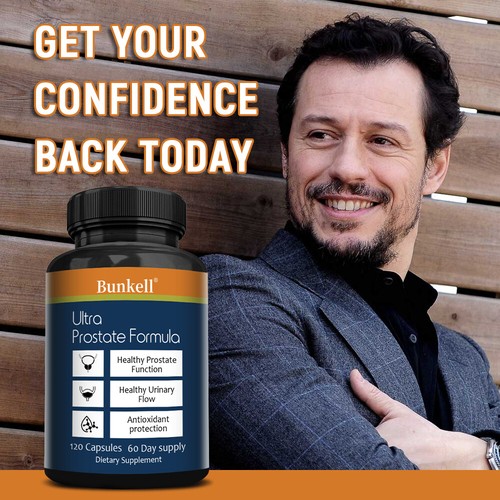 Fórmula Ultra Prostate - Suplemento Natural de Apoyo a la Próstata - Vegano - Libre de OGM - Imagen 5 de 13