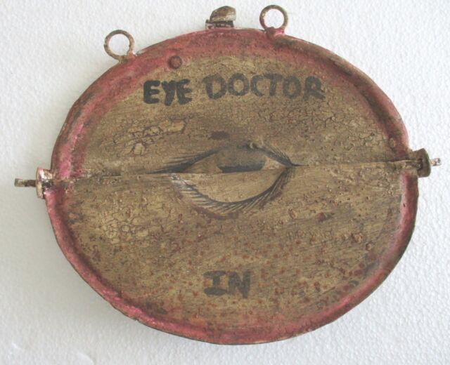 OPTOMETRIST HOSPITAL CLINIC TRADE SIGN ADVERTISEMENT EYE DOCTOR IN / OUT