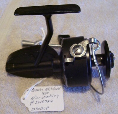 VINTAGE GARCIA MITCHELL 300 REEL 12/10/20P NICE WORKING #2145726
