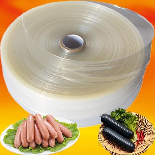 32yd/30m Sausage Casings Food Grade Inedible Plastic Pork Ham Shell