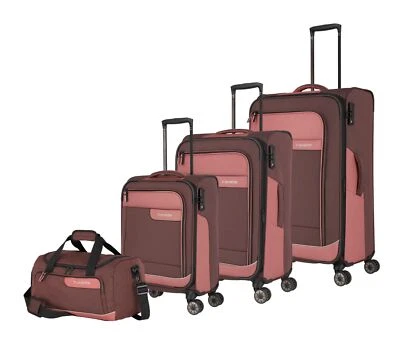 travelite VIIA 4W Trolley L / M / S Travelbag Trolley Spring Rose hellrot - Bild 1 von 4