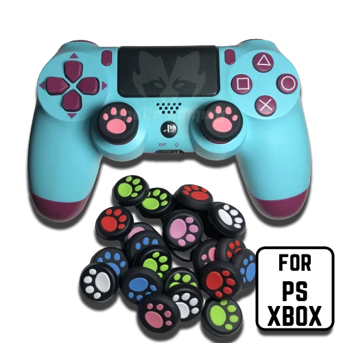 Cute Kitten Puppy Dog Cat Paws Analog Caps - For PS4, PS5, Xbox X S Thumb Grips - Image 3 of 4