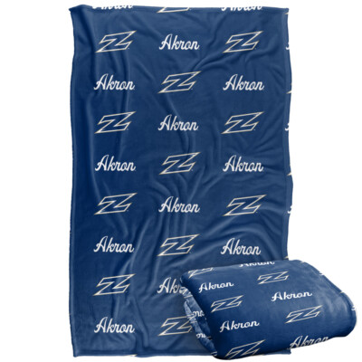University of Akron Logo Pattern Silky Touch Super Soft Throw Blanket