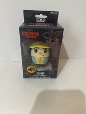 Stranger Things Pizza Boy Argyle Bitty Boomer Collectible Bluetooth Speaker NEW