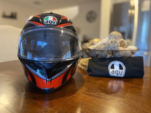 AGV K5 S Hurricane 2.0 Racing Motorcycle Helmet Size L | eBay