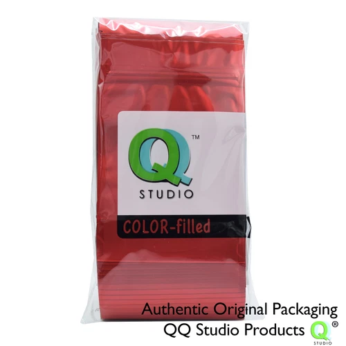 100pc Gold Black Pink Green Silver Matte Resealable Bags (~3x5in/4x6in/5x7in) - Picture 3 of 19