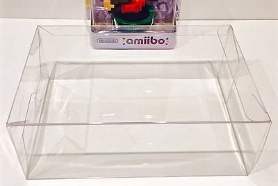RETROPROTECTION 25 Box Protectors For NINTENDO AMIIBO NEW SMALL SIZE ONLY! Clear Display Cases