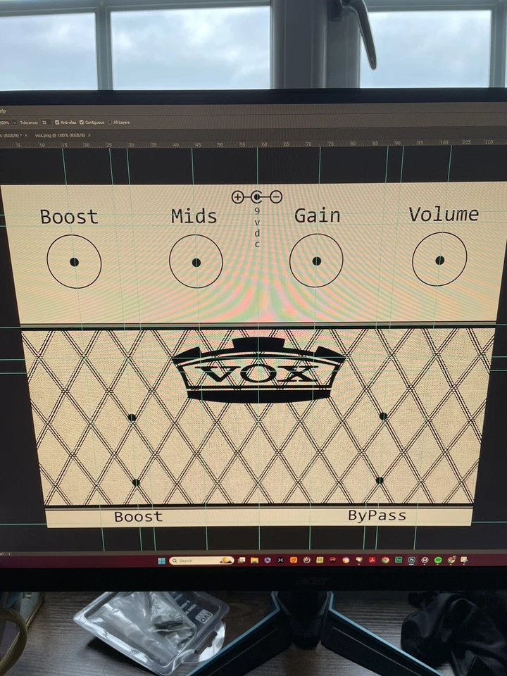 Aclam Dr Robert and Mocker Vox UL730 Beatles Clone Guitar Pedal Hand Made - Image 2 of 3