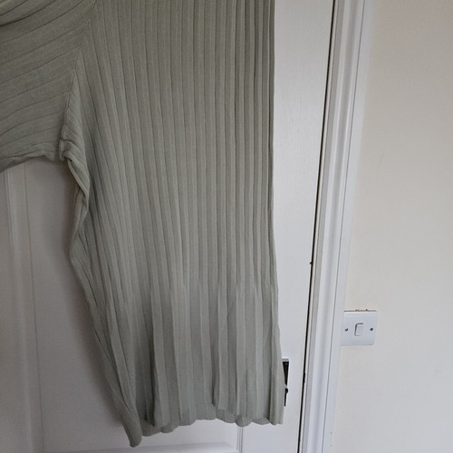 MarlaWynne Wide-leg Pull On Knit Pant Trousers, Pale Sage, Size 3XL - Picture 3 of 5