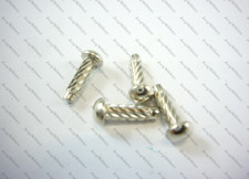 4 Rivets acier nickelé Dataplate nomenclature remorque Willys Bantam US WW2 Jeep