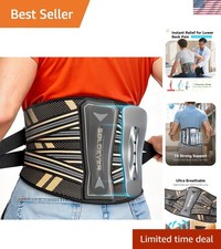 X-Large Copper Infused Back Brace - Medical Grade Lumbar Support for Pain Relief