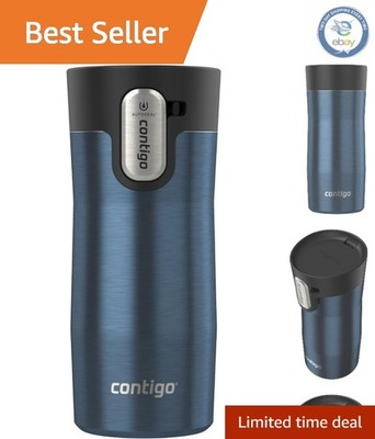 AUTOSEAL 12oz Stainless Steel Travel Mug - Temperature Control & Dishwasher Safe
