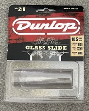 NIP Dunlop 210 Glass Slide Med 10.5 Ring Size 2.5mm Wall Free Shipping