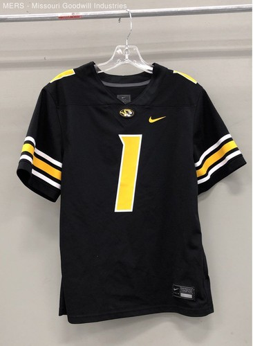 Nike Missouri Tigers Youth Black Football Jersey Number 1 Sz L