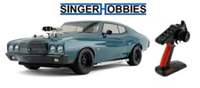 Kyosho 34494T1 Fazer Mk2 1970 Chevelle 1/10 Electric Brushless ReadySet Dark Blu