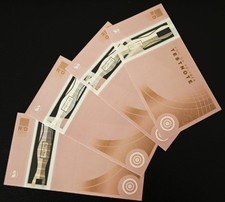 Polymer Test Note Set 4 pcs De La Rue - Research & Development Hologram Specimen