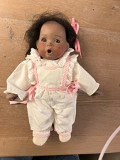 Karin Puppe Künstlerpuppe Sammlerpuppe Echthaar Originalkleidung Handarbeit