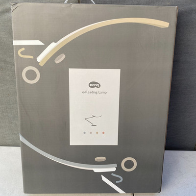 BenQ  e-Reading LED Desk Lamp White Silver Gray Smart Touch LED Dual Lights