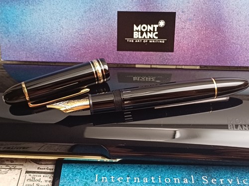 Montblanc Füller Meisterstück 149 - die Zigarre mit Ovp - 18K Feder OBB - 第 5/19 張圖片