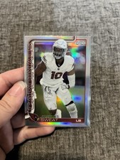 Topps 2025 chrome Josh Sweat refractor  Arizona Cardinals Football Card #10