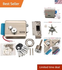Upgrade Electric Stainless Steel Door Lock 6 Keys Versatile Installation