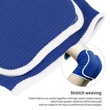 (Blau) Schützende Kniepolster Padded Sponge Brace Knee Guards AK