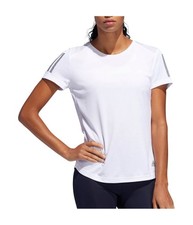 Adidas Womens Own The Run Basic T-Shirt, white, M