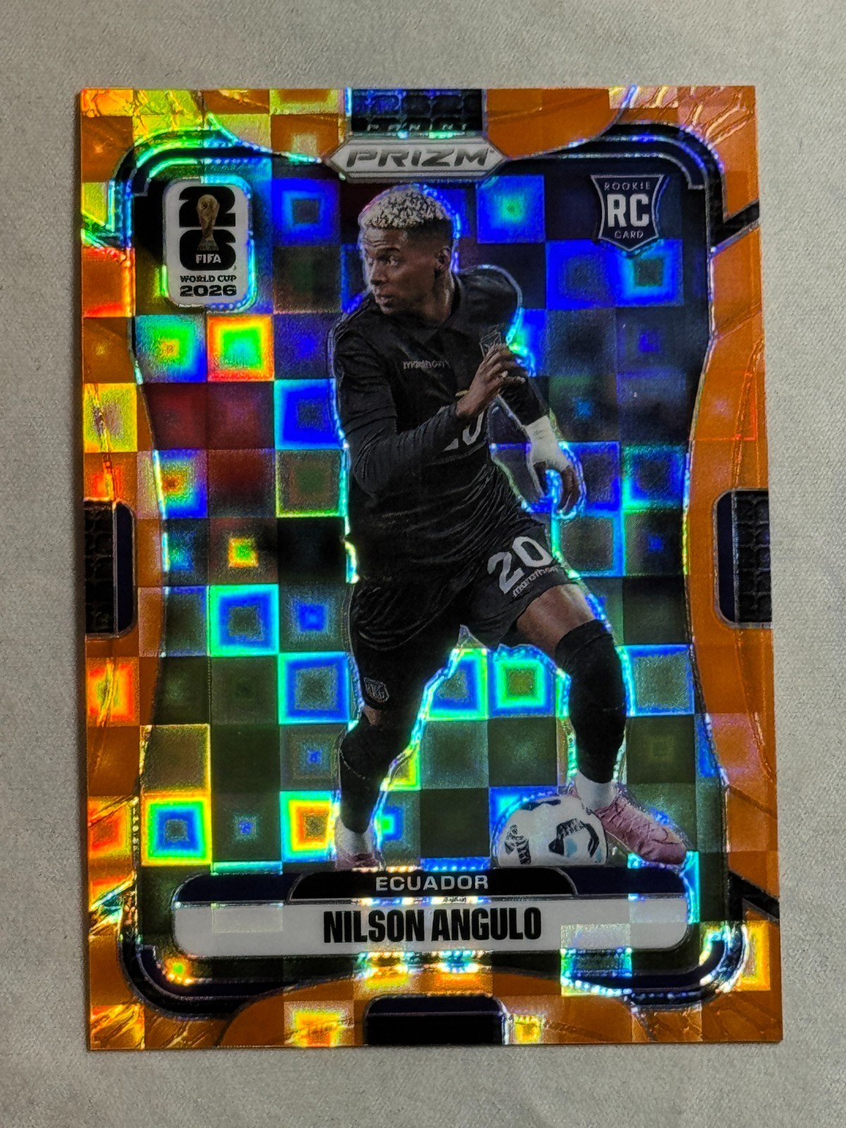2026 Panini Prizm World Cup Orange Pandora Nilson Angulo Rookie RC /215 #215