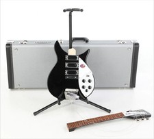 Rickenbacker 325C64 Miami 3 Pickup Semi-Hollow Guitar - Jetglo - Broken Neck