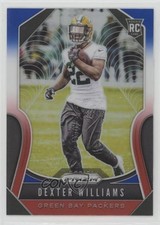 2019 Panini Prizm Rookies Red White & Blue Prizm Dexter Williams #336 m6v