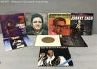 LP Lot Johnny Cash + Elvis Presley Country Rock 8 Records 1950s-1970s See Photos