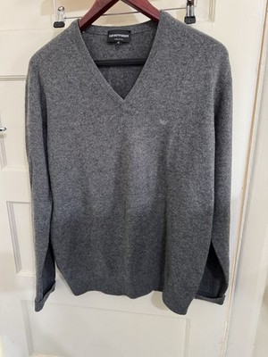 emporio armani v-neck pullover kaschmir