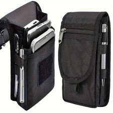 Universal Cell Phone Belt Holster Waist Bag Pouch for 5.2-6.3 Inch Phones