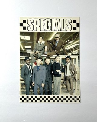 Vintage SPECIALS Band Photo Postcard, 1994 London England 2Tone Ska Music 