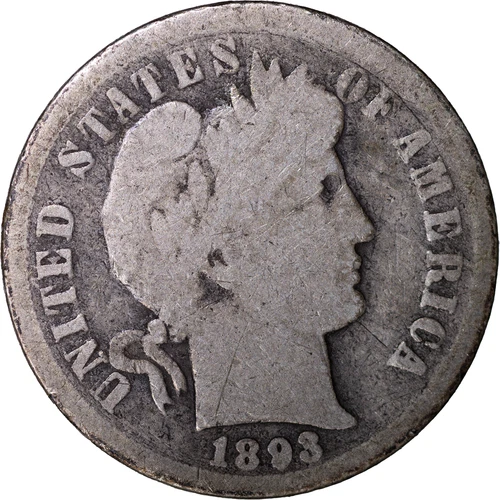 1893-O 10c Barber Dime ~ Good