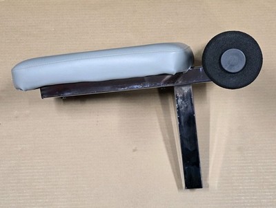 Home Gym Seat Pad With Roller Pads And Stem Attachment Assembly