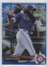 2017 Bowman Chrome Prospects Blue Refractor 70/150 Ronald Guzman #BCP3 0b5