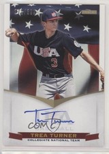2012 USA Baseball National Team Collegiate Signatures /399 Trea Turner Auto 1j2