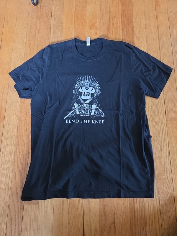 Tom Brady Bend The Knee T Shirt Size Large Barstool Sports