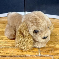 A A Plush Inc Cocker Spaniel Dog Plush Stuffed Animal Tan Mini 6 Vintage Cute