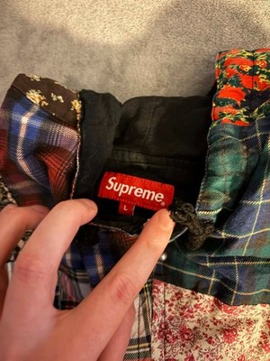 Supreme FW16 *RARE* Patchwork Anorak Size L - Playboi Carti | eBay