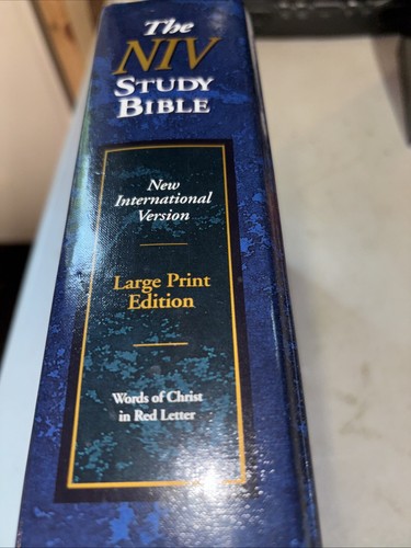 THE NIV STUDY BIBLE ~ 10th Anniversary Edition ~ 1995 Zondervan HC - Picture 2 of 3